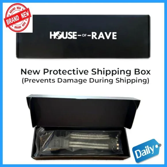 Adjustable LED Chest Harness with Leather Lining for Festivals Raves